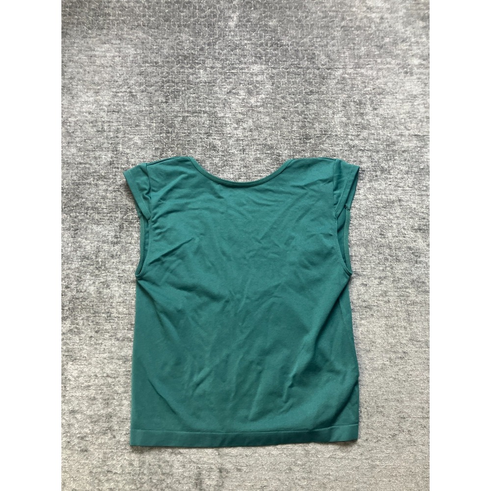 Wild Fable Green Scoop Neck Crop Top Womens Small Short Sleeve Streetwear